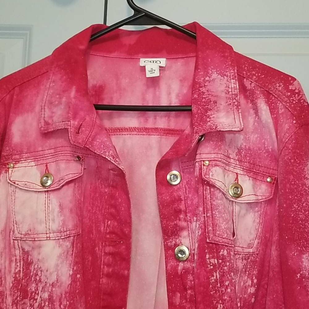 Custom jean jacket
